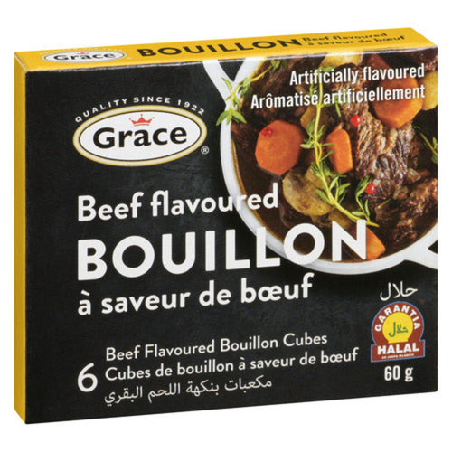 Grace Bouillon Flavor Cubes Beef - 60g