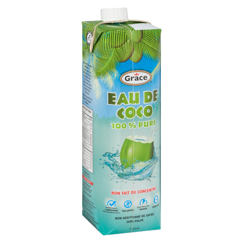 Grace Coconut Water 100 Pure 1L CaribbeanFood.Ca