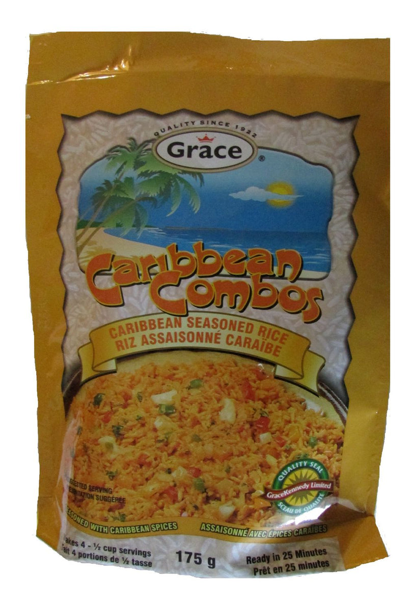 Grace Caribbean Combos Caribbean Seasoned Rice 175g CaribbeanFood.Ca