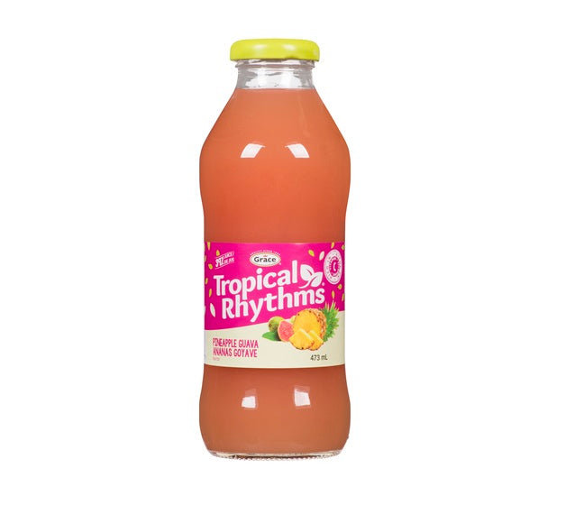 Grace Tropical Rhythms Fruit Drink Guava Pineapple - 473ml