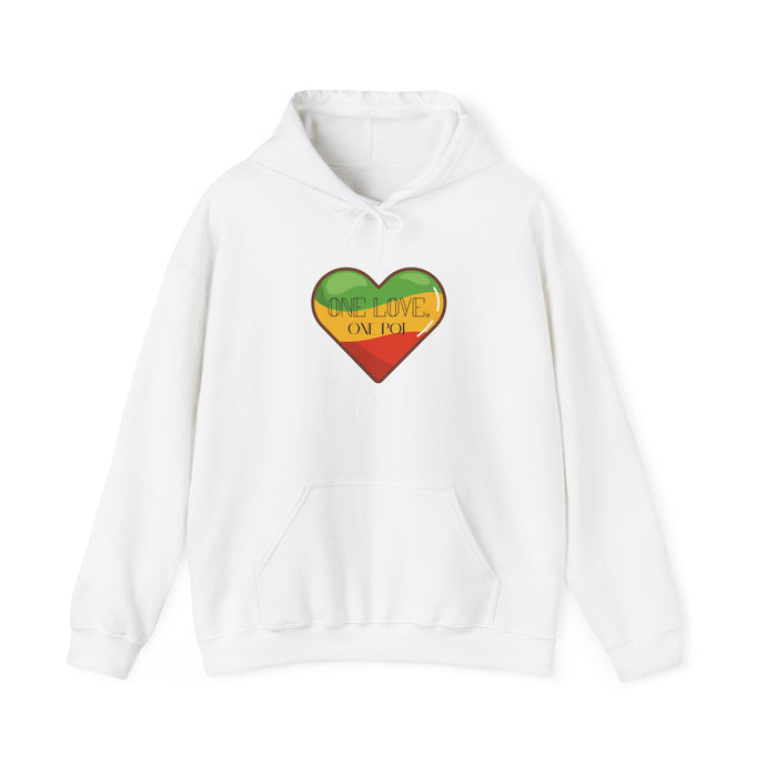 One Love One Pot Heart Graphic Hoodie Pullover