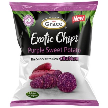 Grace Exotic Purple Sweet Potato Chips - 75g