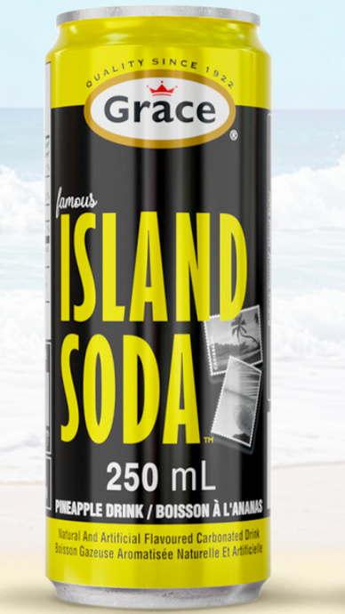 Pineapple Island Soda Cans - 255ml
