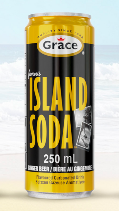 GingerBeer Island Soda Cans - 255ml