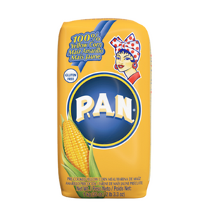 Pan Pre-Cooked Yellow Corn Flour | Harina Pan Amarilla 1kg Bags