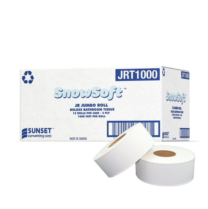 Snow Soft JRT 2ply 1000x12 Rolls/cs