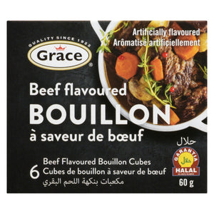 Grace Bouillon Flavor Cubes Beef - 60g