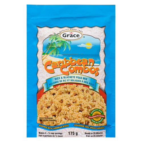 Grace Caribbean Combos Rice and Blackeye Peas Mix - 175g