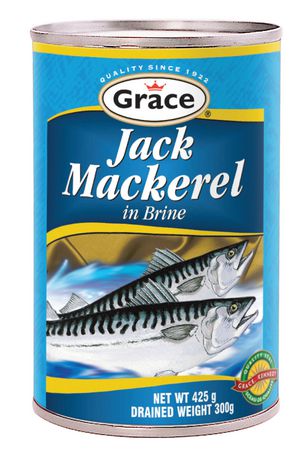 Grace Jack Mackerel In Brine - 425g