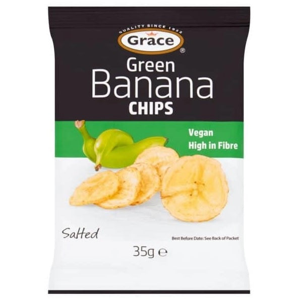 Grace Green Banana Chips Snack Pack - 35g