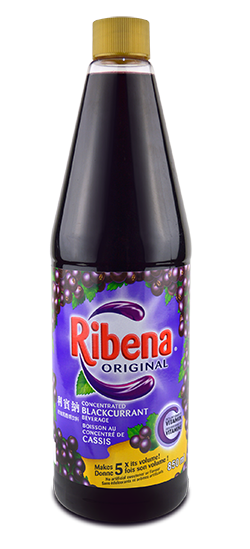 Grace Original Black Currant Syrup Ribena - 850mL