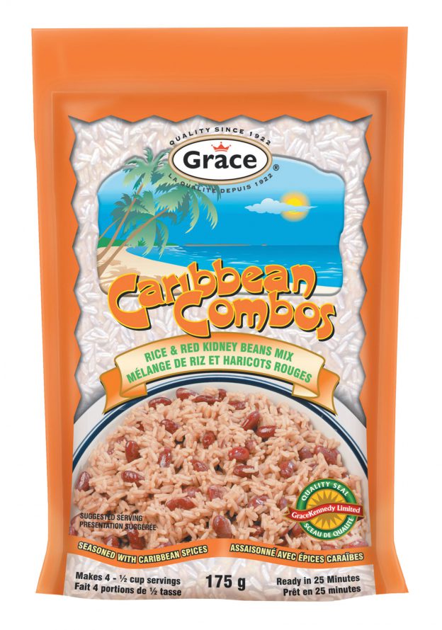 Grace Carribbean Rice Grace Caribbean Combos Rice and Red Kidney Beans Mix - 175g ...