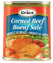 Grace Corn Beef 'Reduced Salt' - 340g