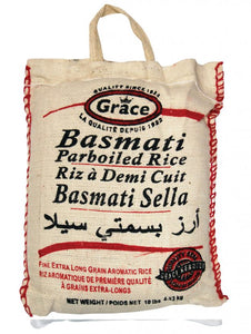 Grace Parboiled Basmati Rice - 10lbs